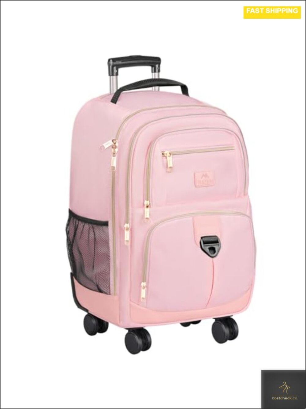 18 inch Extra Large Rolling Backpack with Spinner Wheels, Laptop Bag, Water